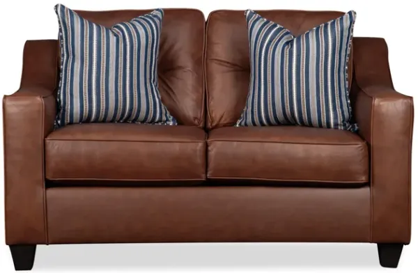 Reno Leather Loveseat