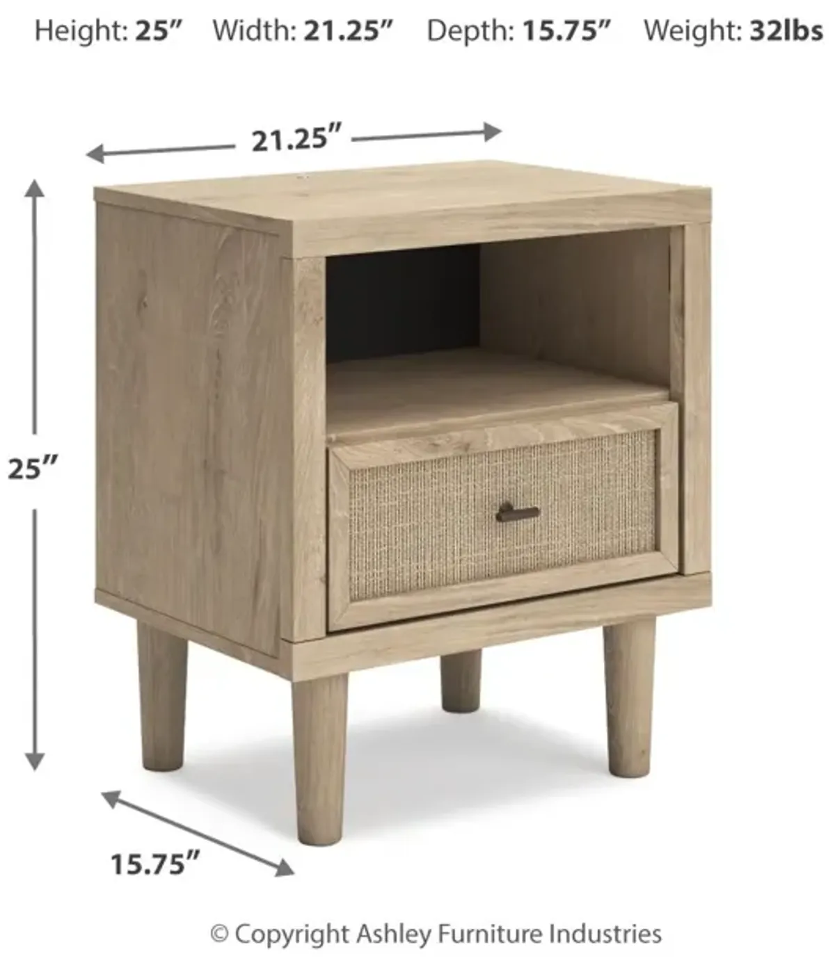 Cielden Nightstand