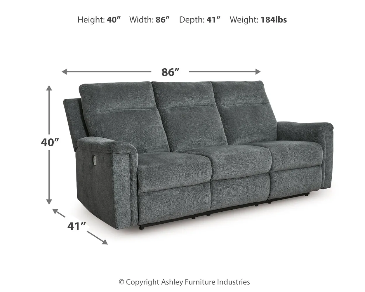 Barnsana Power Reclining Sofa