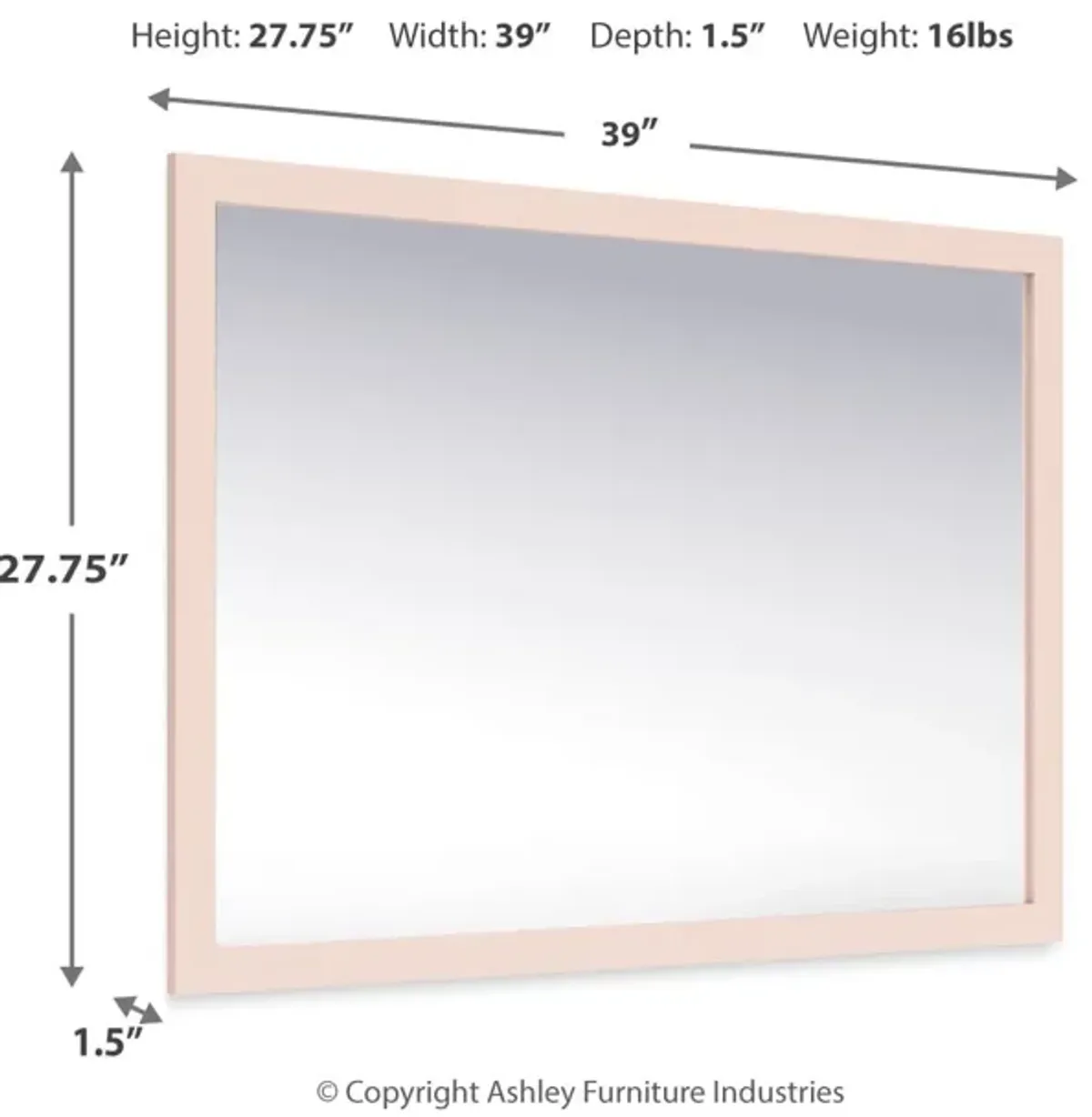 Wistenpine Dresser Mirror