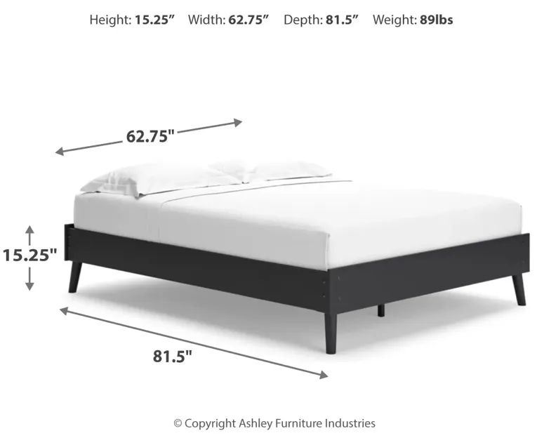 Charlang Queen Platform Bed