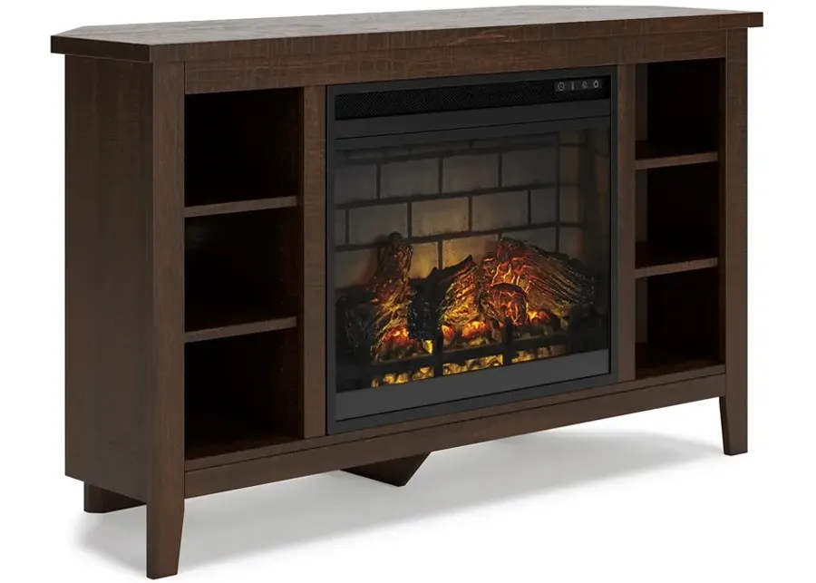 Camiburg Corner Tv Stand With Electric Fireplace