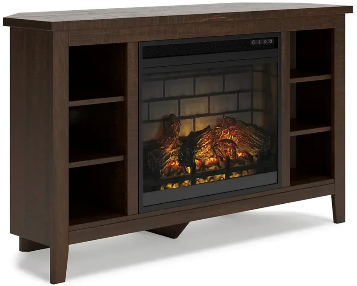 Camiburg Corner Tv Stand With Electric Fireplace