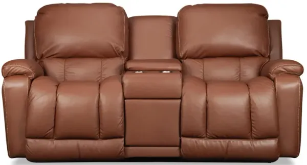 Greyson Leather Power Reclining Loveseat