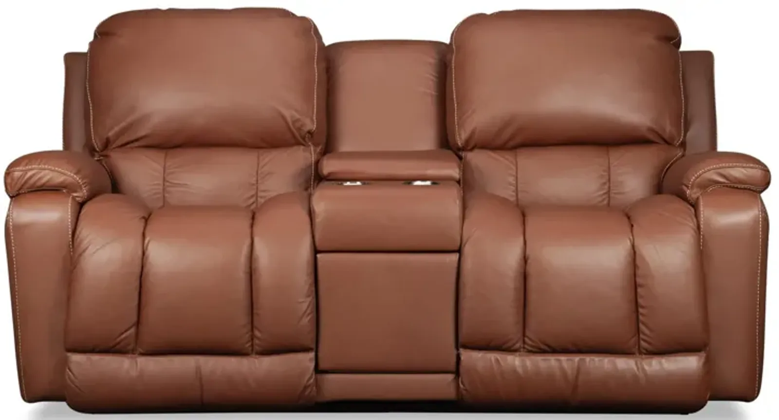 Greyson Leather Power Loveseat