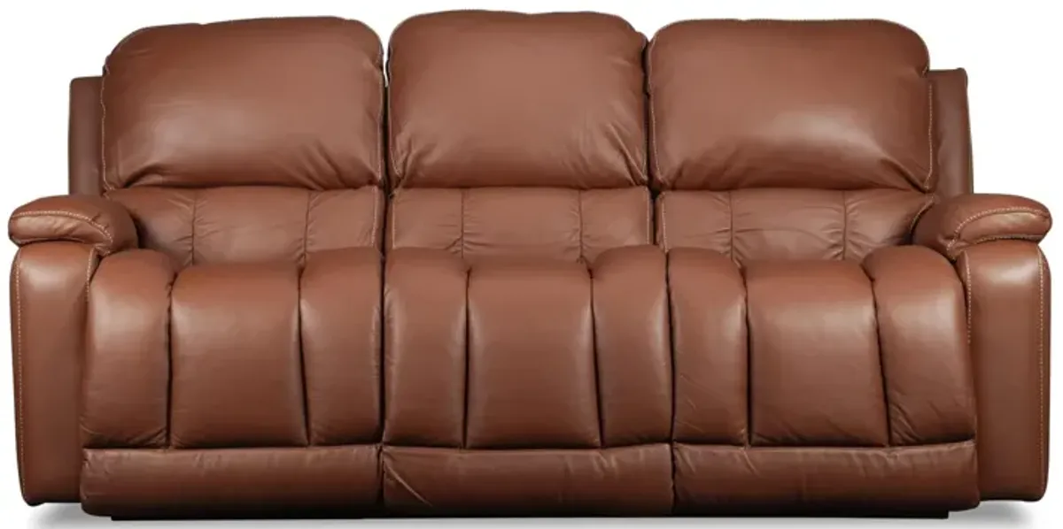 Greyson Leather Power Sofa