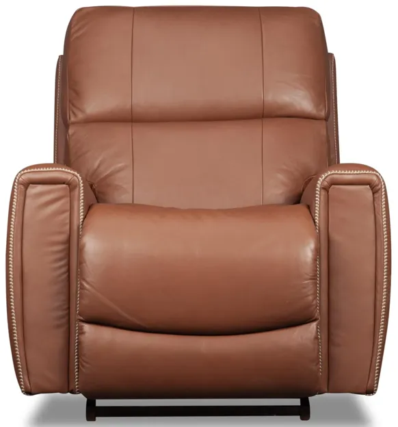 Apollo Leather Power Rocker Recliner