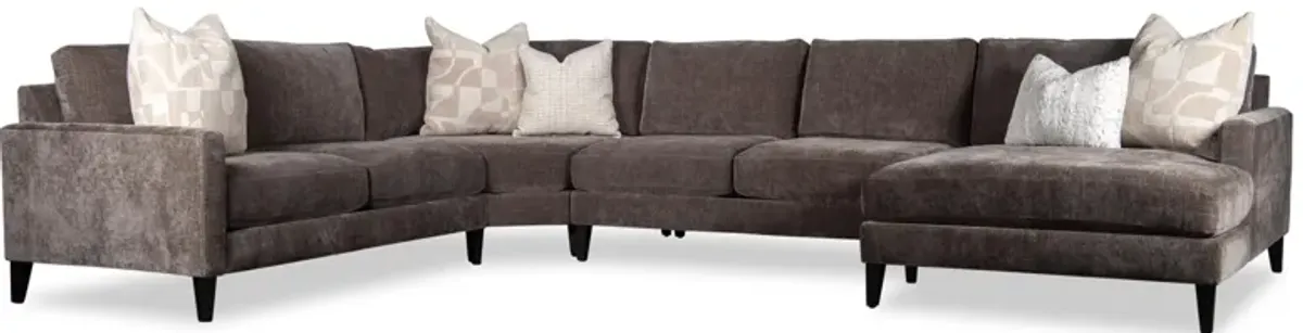 Kelvin 4-Pc Sectional With Pillows