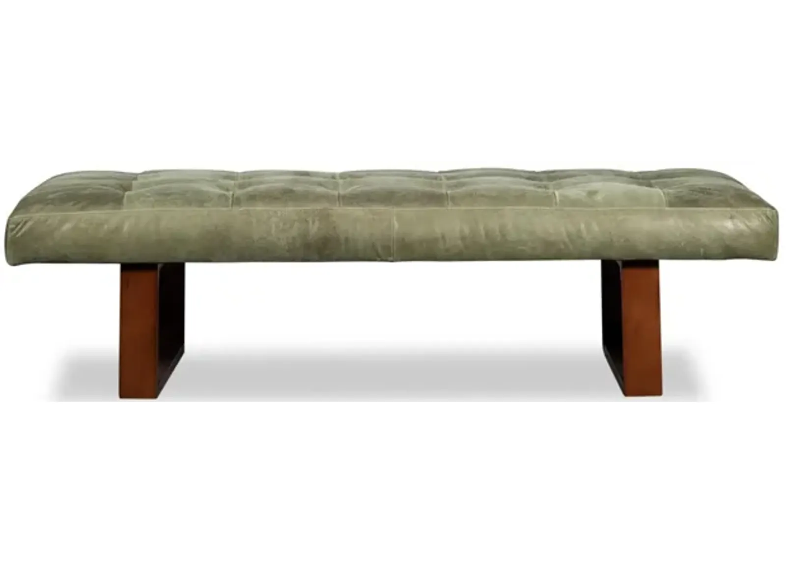 Caleb Leather Ottoman