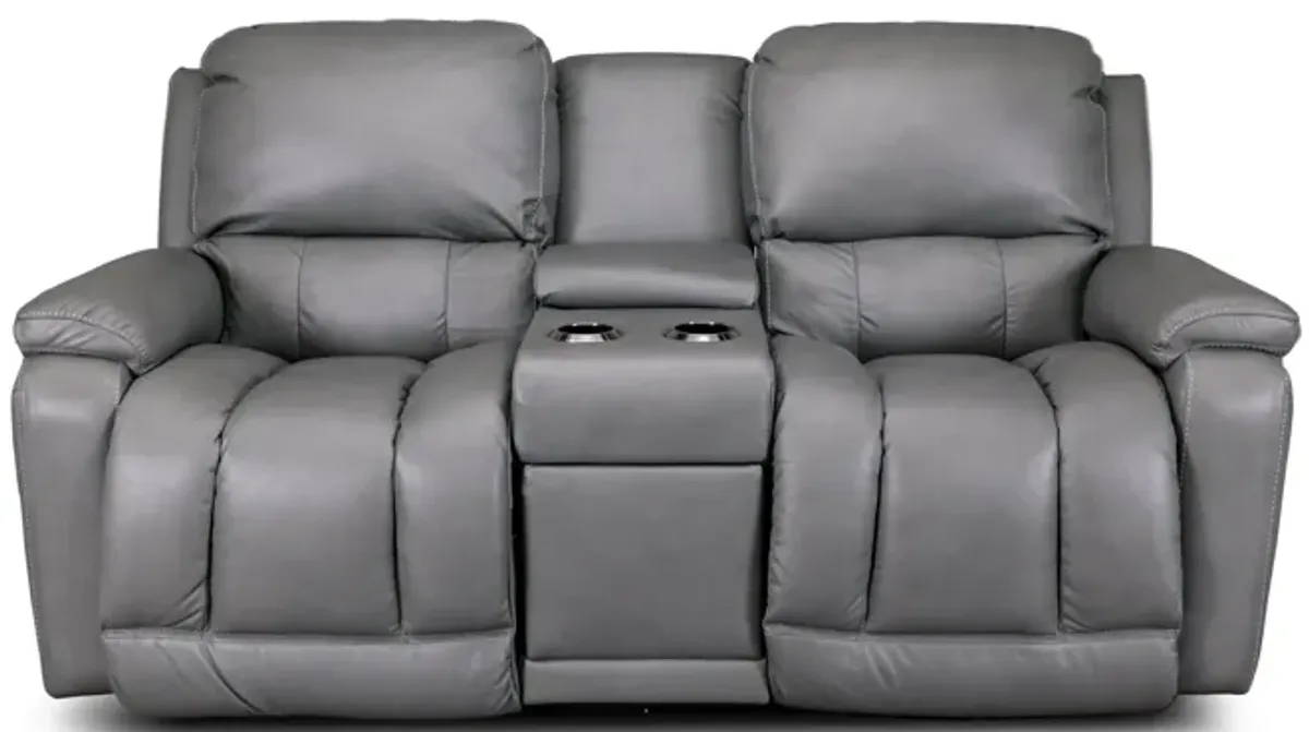 Greyson Leather Power Reclining Loveseat By La-Z-Boy