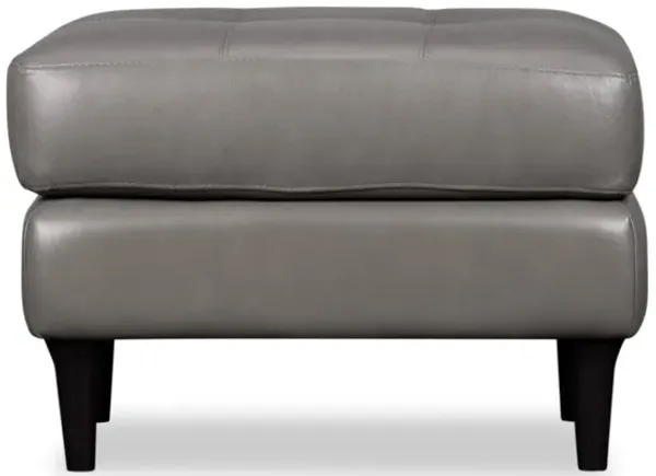 Carmelo Leather Ottoman
