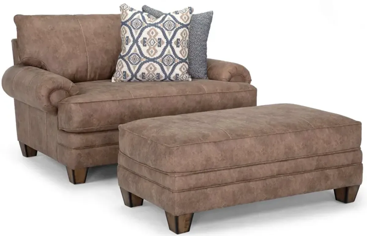 Mayme Chair And Half With Ottoman