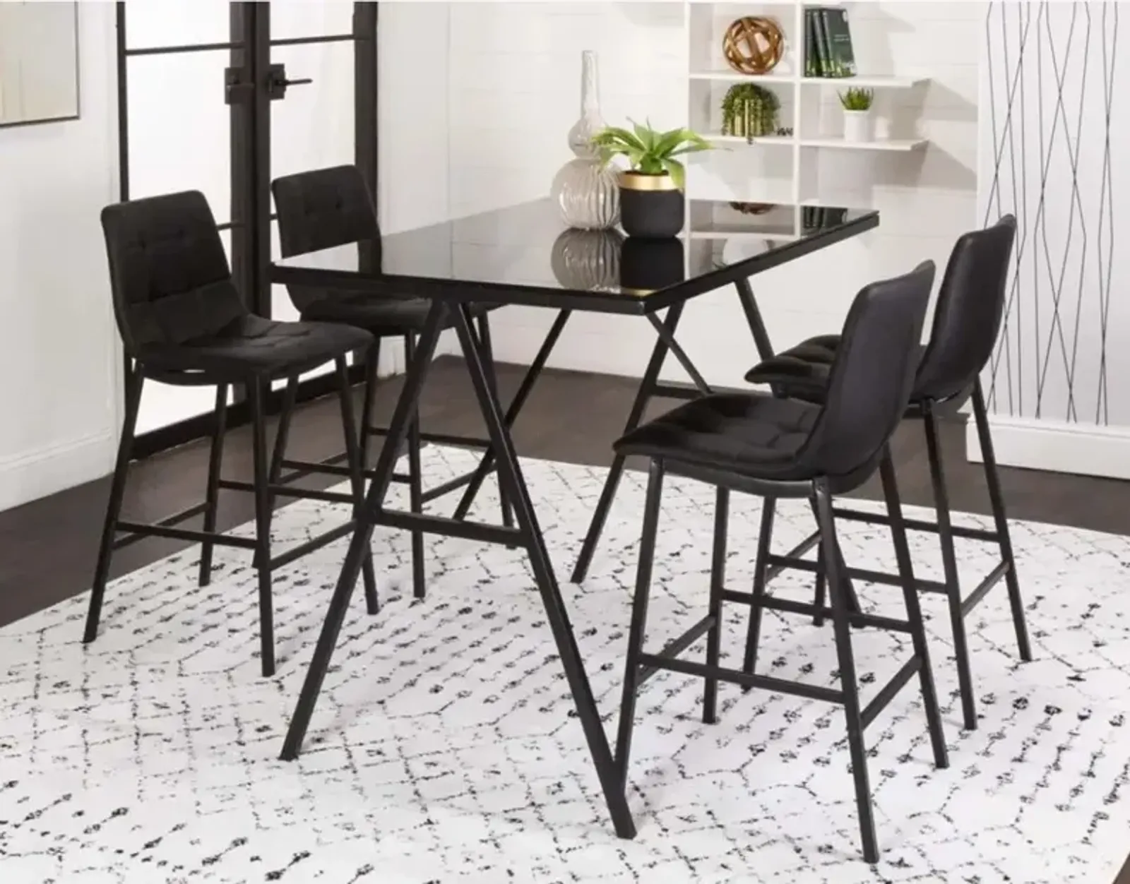 Monica 5-Pc Counter Height Dining Set