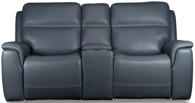 Shelby Power Leather Reclining Loveseat