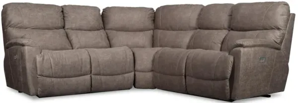 Trouper 3-Pc Reclining Sectional