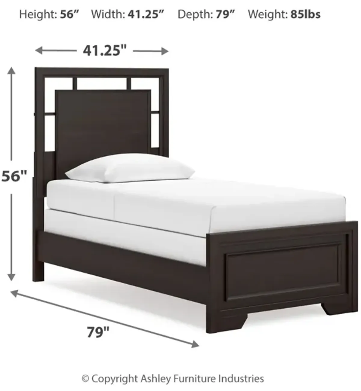 Covetown Twin Panel Bed