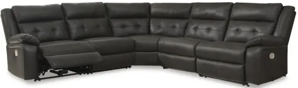 Mackie Pike 6-Pc Leather Power Reclining Sectional