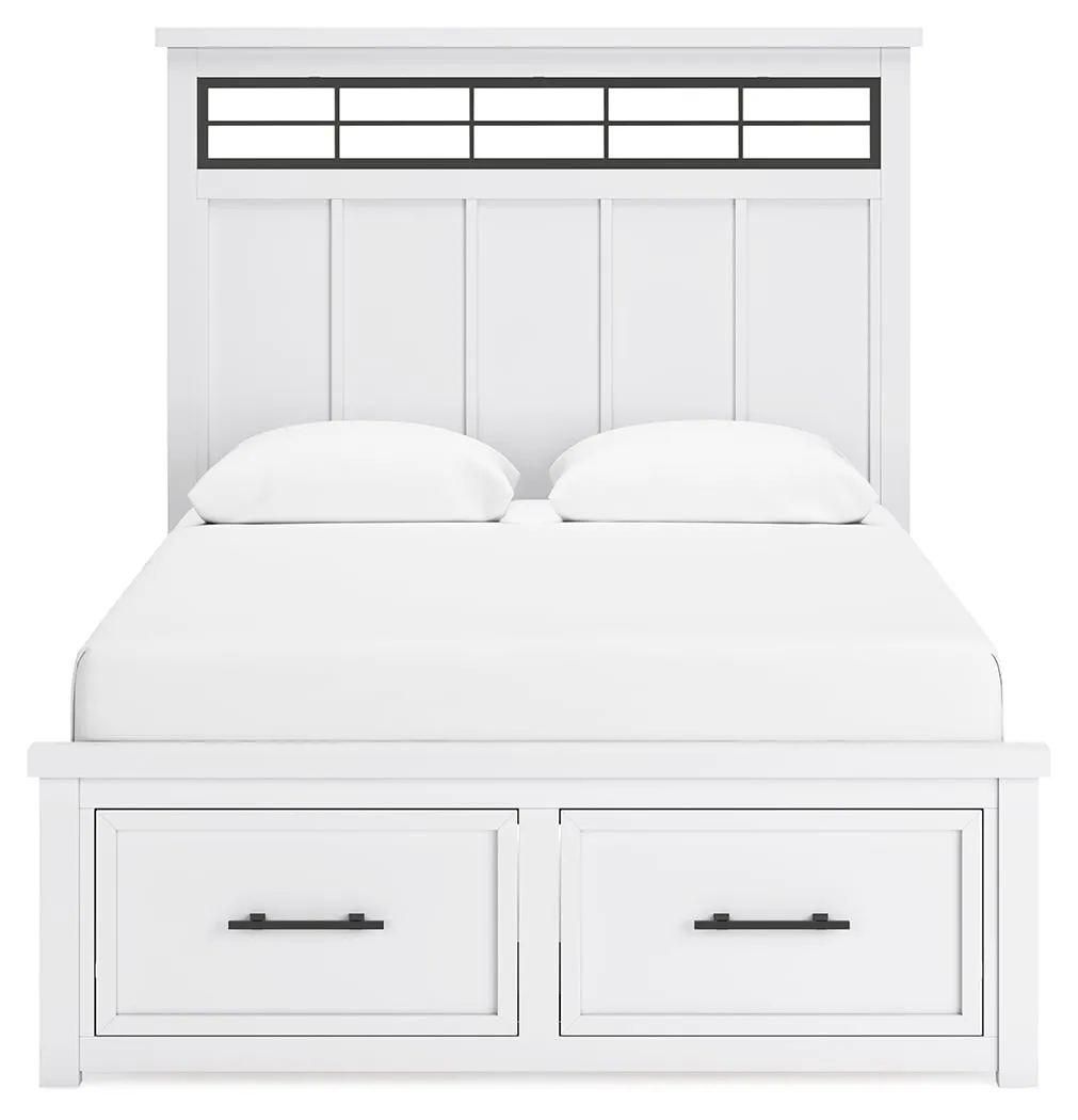 Ashbryn Queen Panel Storage Bed