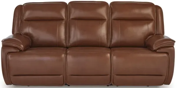 Healy Pier Leather Power Reclining Sofa