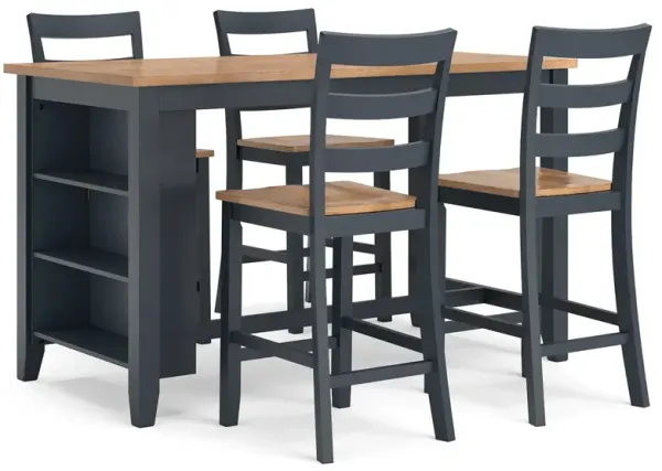 Gesthaven 5-Pc Counter Island Set