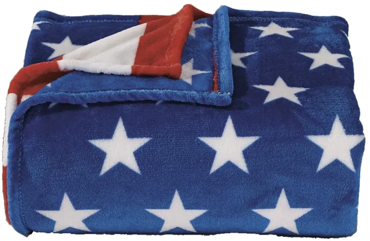 American Flag Blanket