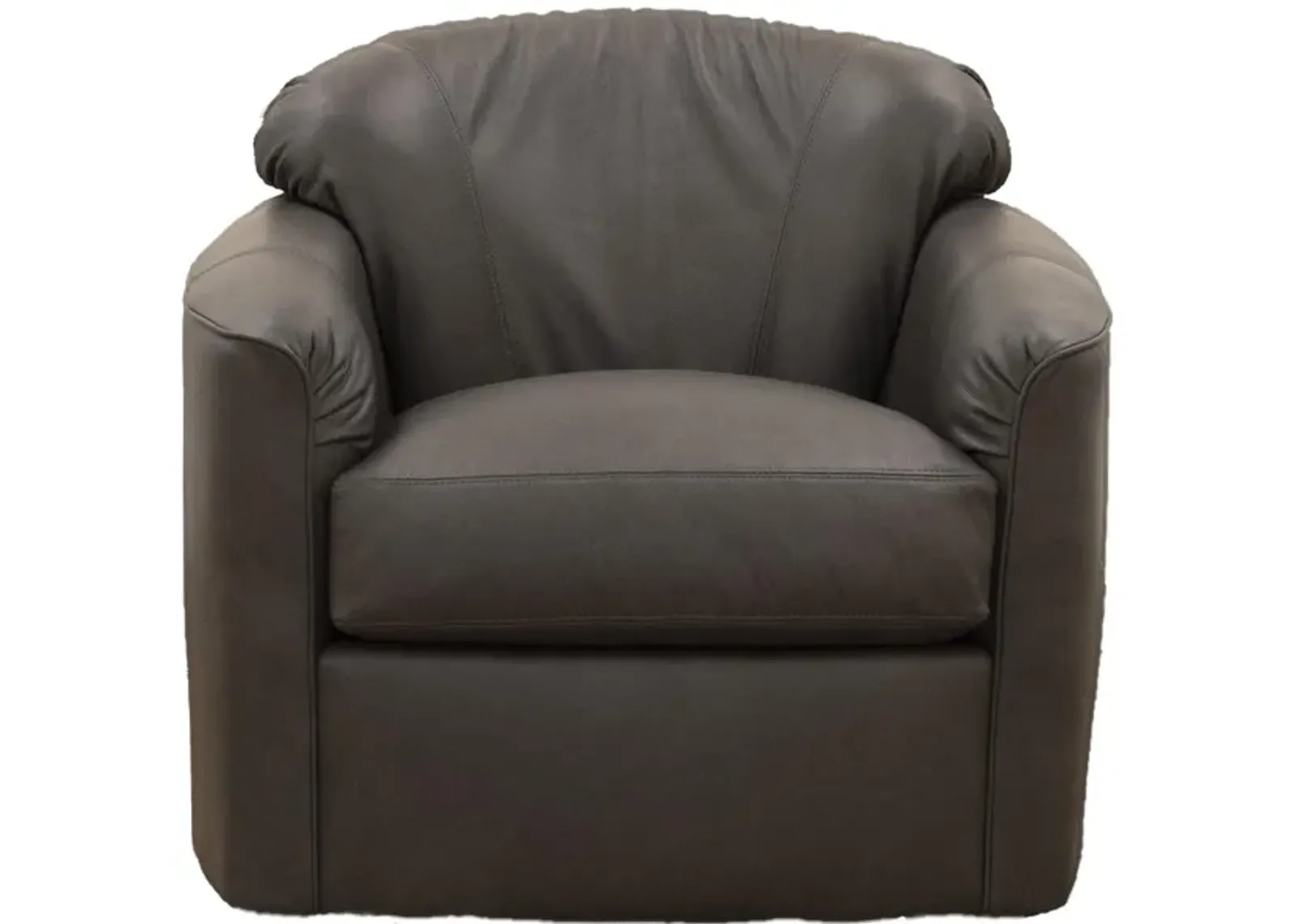 Naomi Leather Swivel Chair