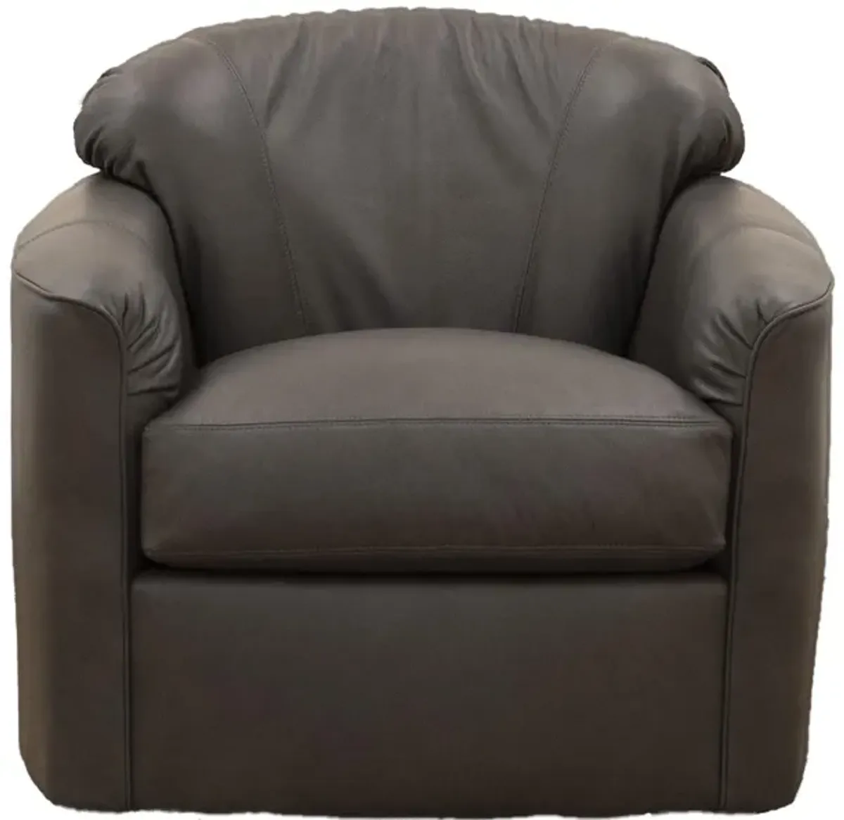 Naomi Leather Swivel Chair