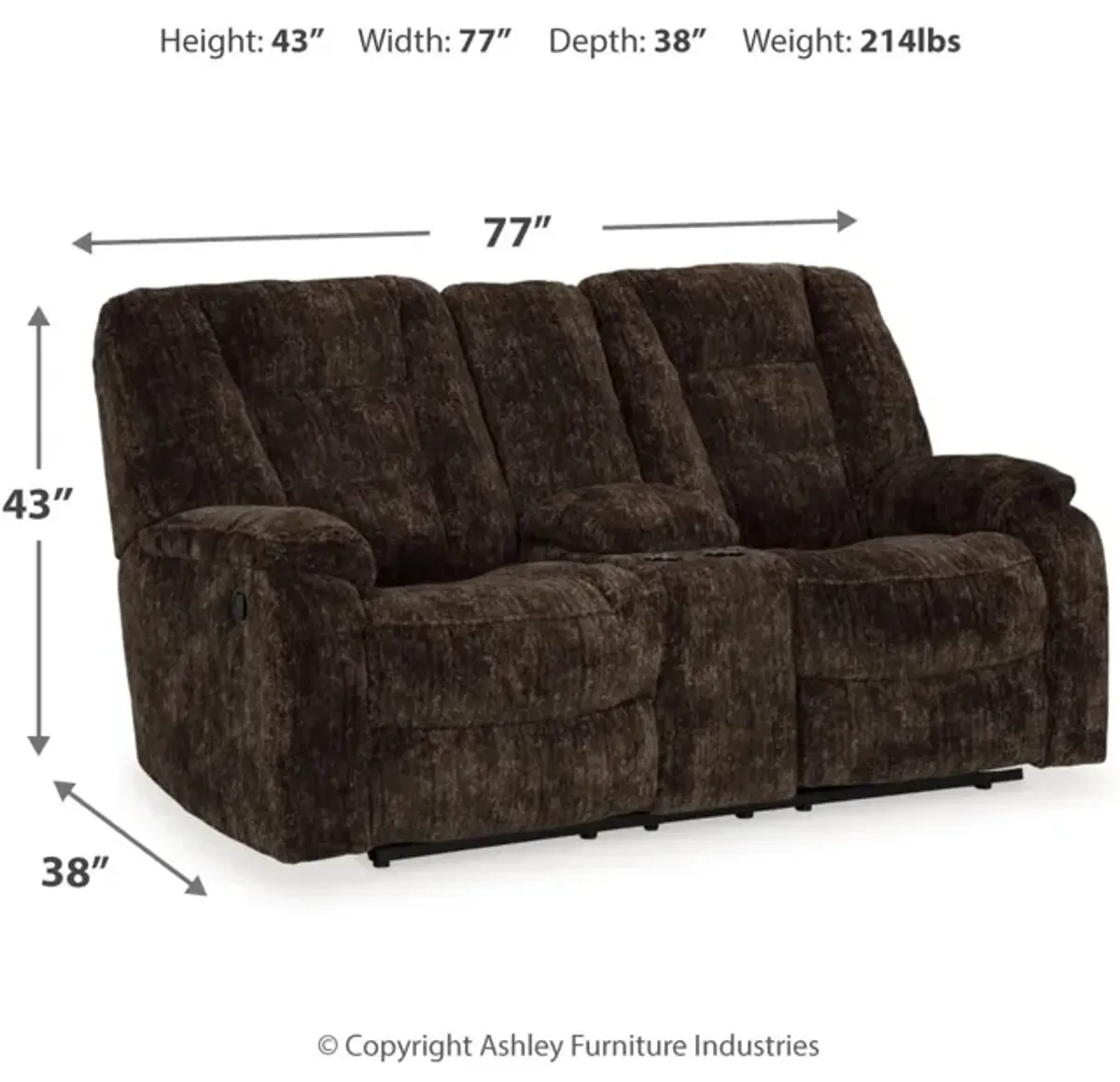 Soundwave Reclining Loveseat