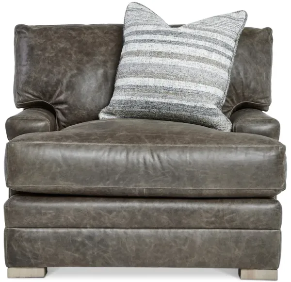 Burnham Leather Chair By Bernhardt