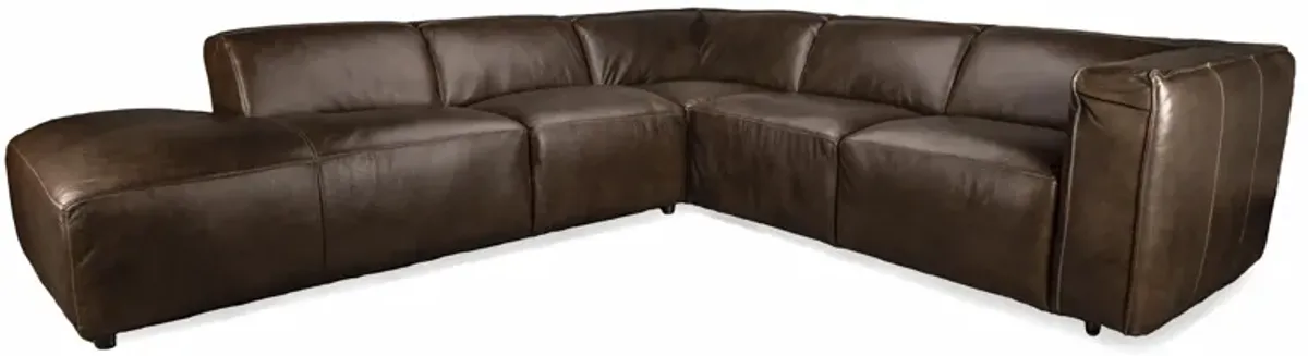 Caden 2-Piece Leather Sectional