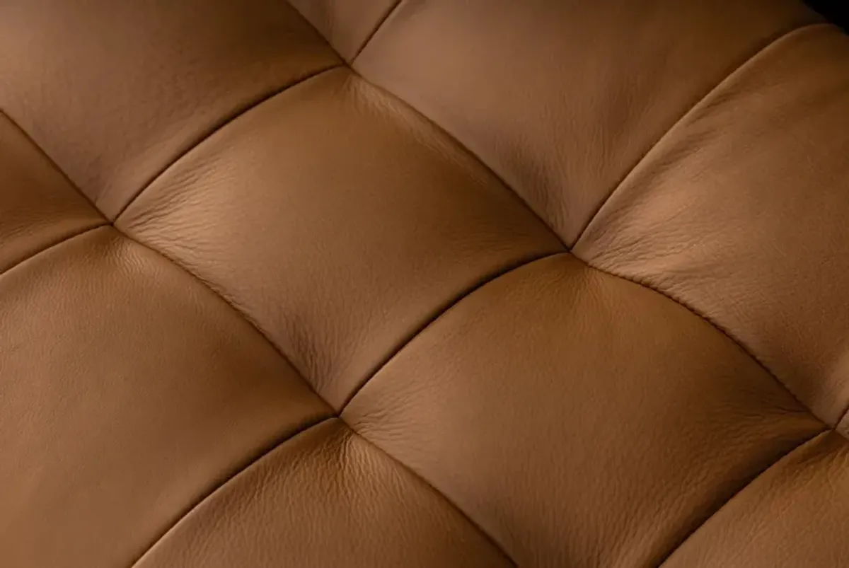 Conner Leather Loveseat