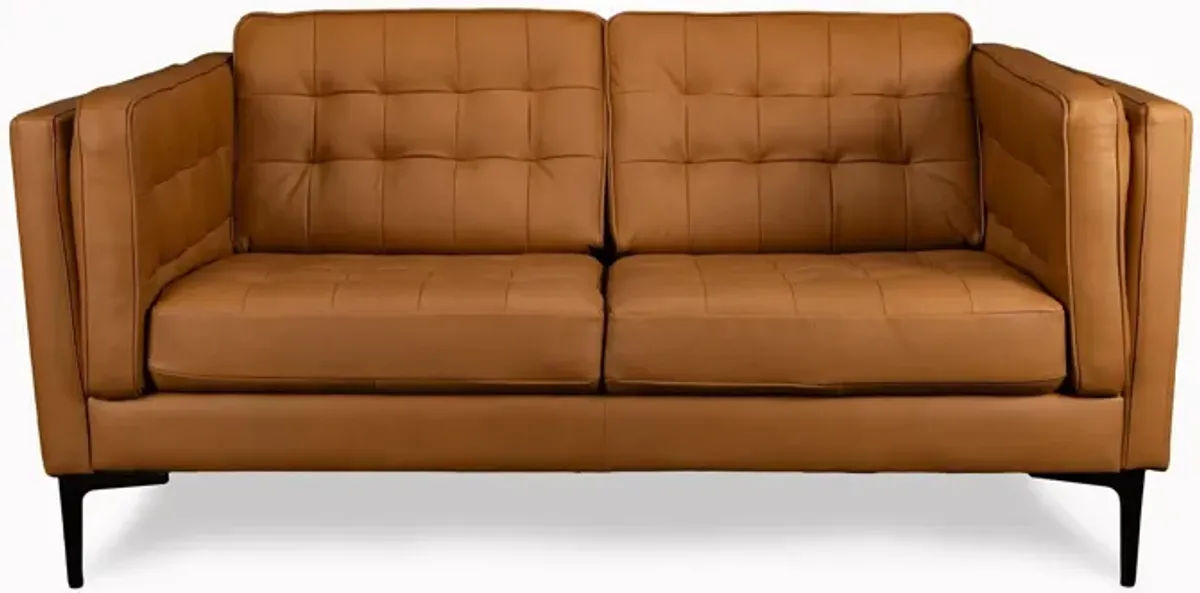 Conner Leather Loveseat