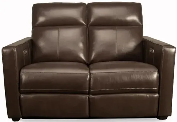 Butler Leather Reclining Loveseat By Flexsteel