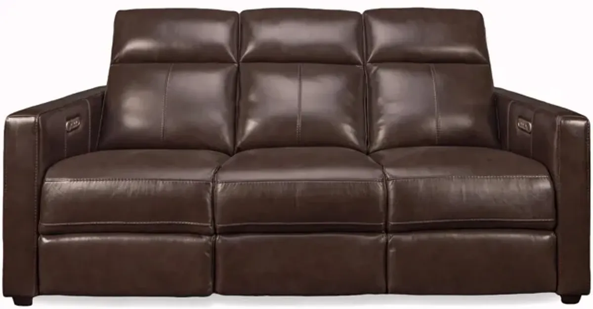 Butler Power Leather Sofa