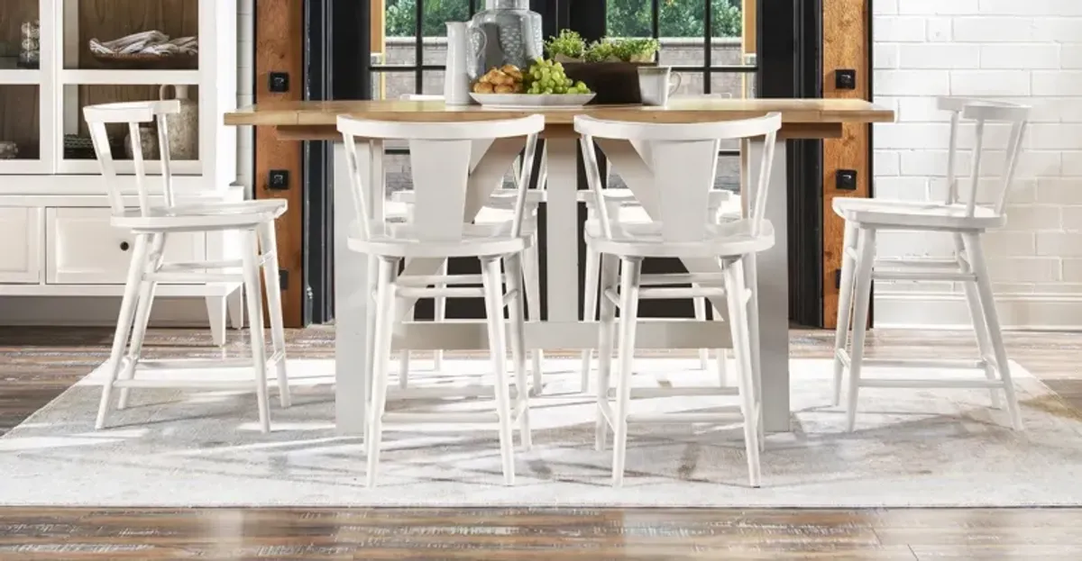 Xxx & Ooo's 5-Piece Counter Height Dining Set