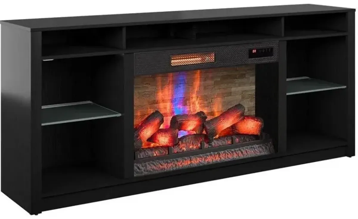 Edmund 74" Fireplace Console