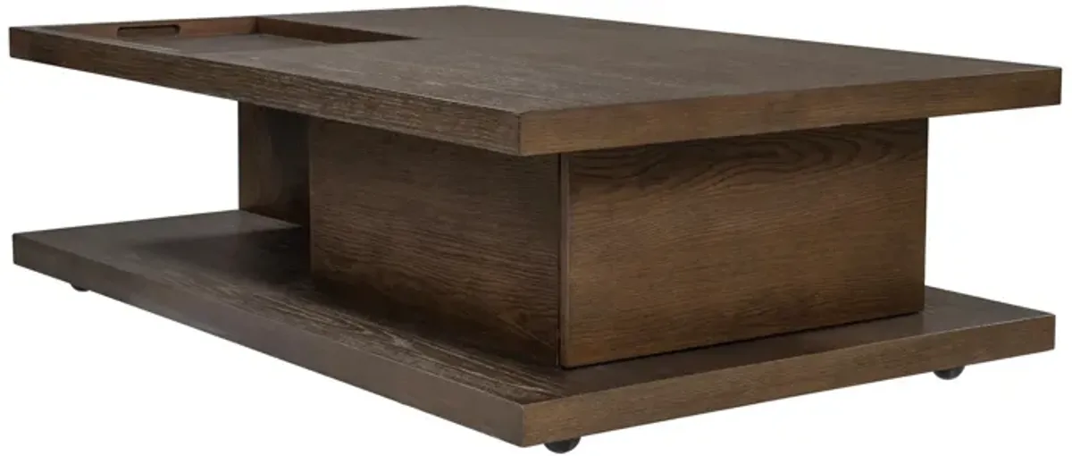 Montrose Cocktail Table With Castors By Flexsteel