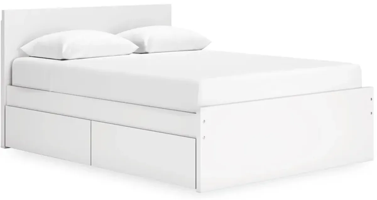 Onita Queen Platform Panel Bed With Storage