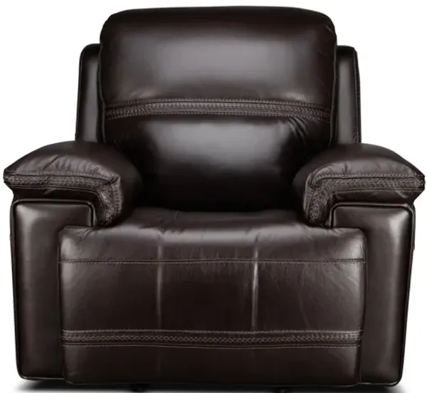 Montana Leather Power Recliner By Flexsteel