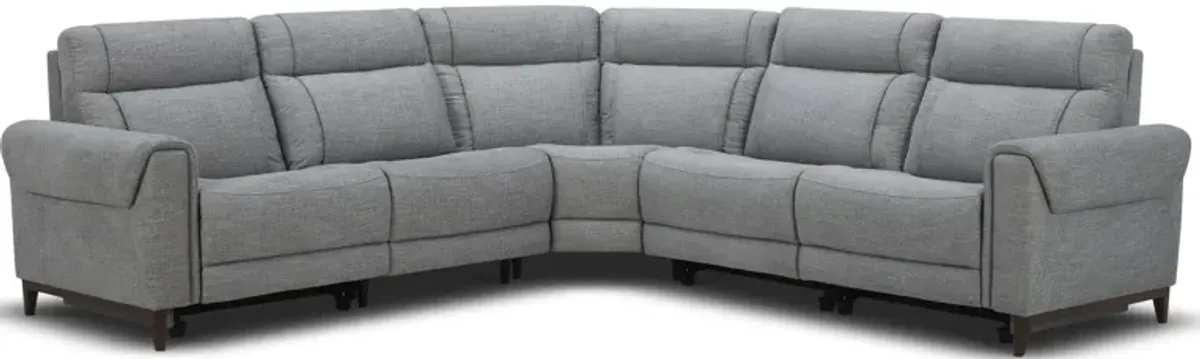 Ray 5-Pc Zero-Gravity Power Reclining Sectional