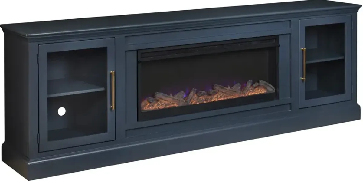 Talon 98" Tv Stand With Fireplace