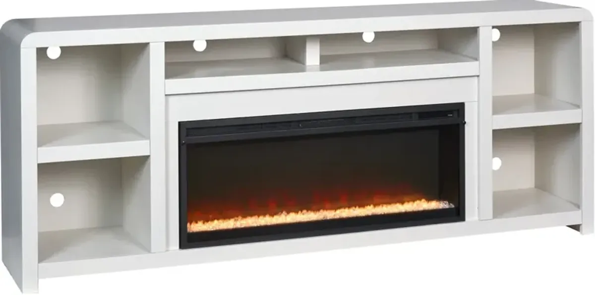 Troy 84" Tv Stand With Fireplace