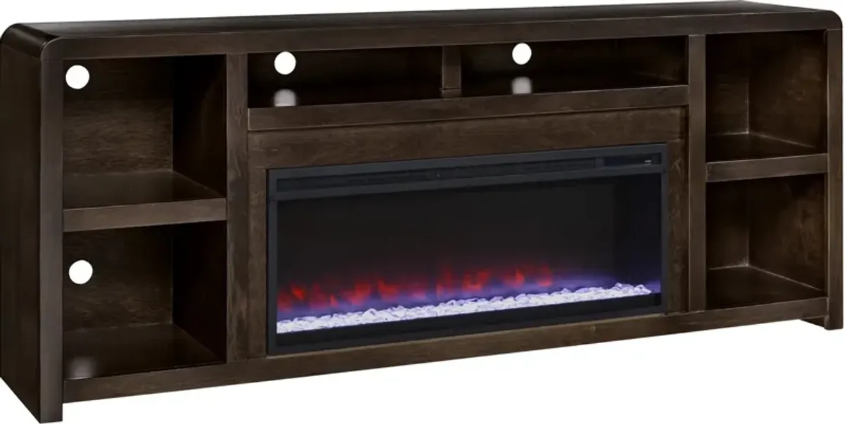 Troy 84" Tv Stand With Fireplace