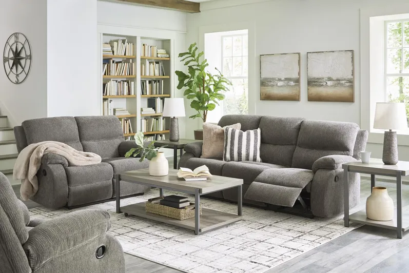 Scranto Reclining Sofa, Loveseat, And Recliner Package