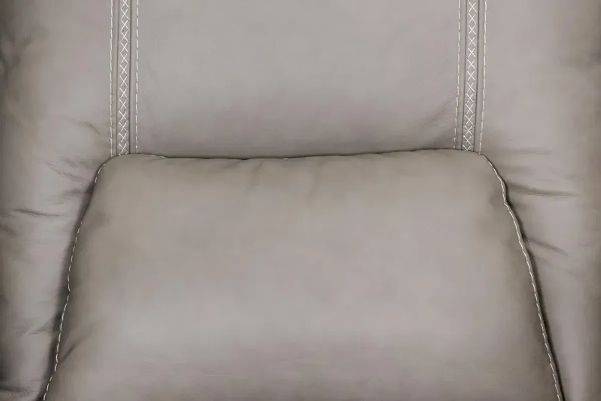 Bison Leather Power Recliner