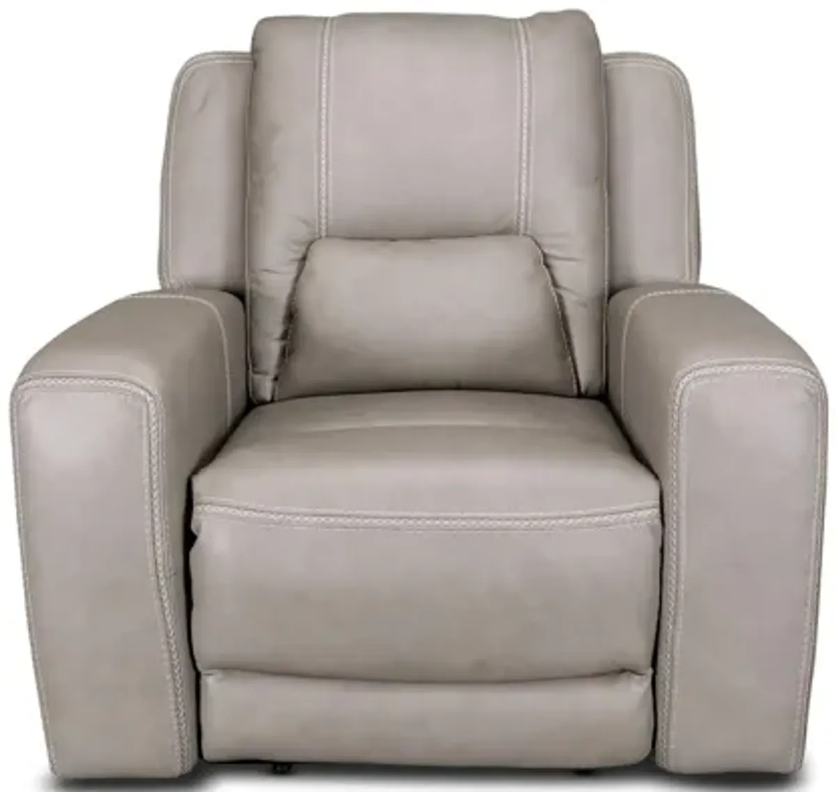 Bison Leather Power Recliner