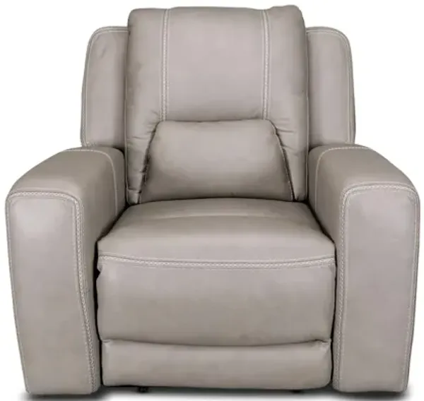 Bison Leather Power Recliner