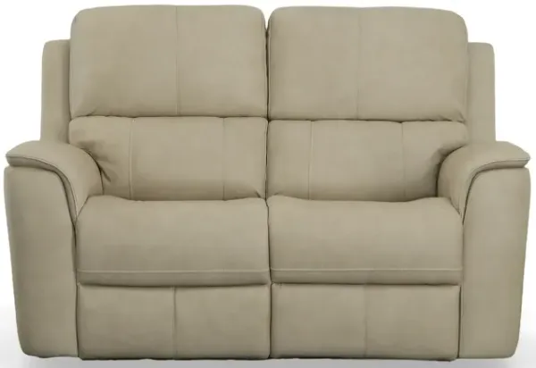 Keanu Zero Gravity Leather Power Loveseat By Flexsteel