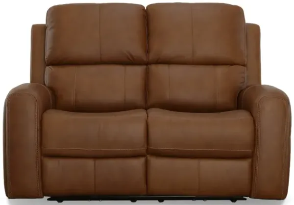 Lorain Zero Gravity Leather Power Reclining Loveseat By Flexsteel