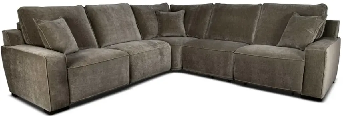 Brianne 5-Pc Power Reclining Sectional By Motomotion